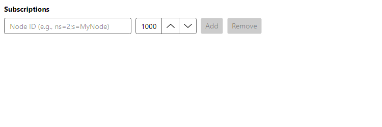 Subscriptions Tab